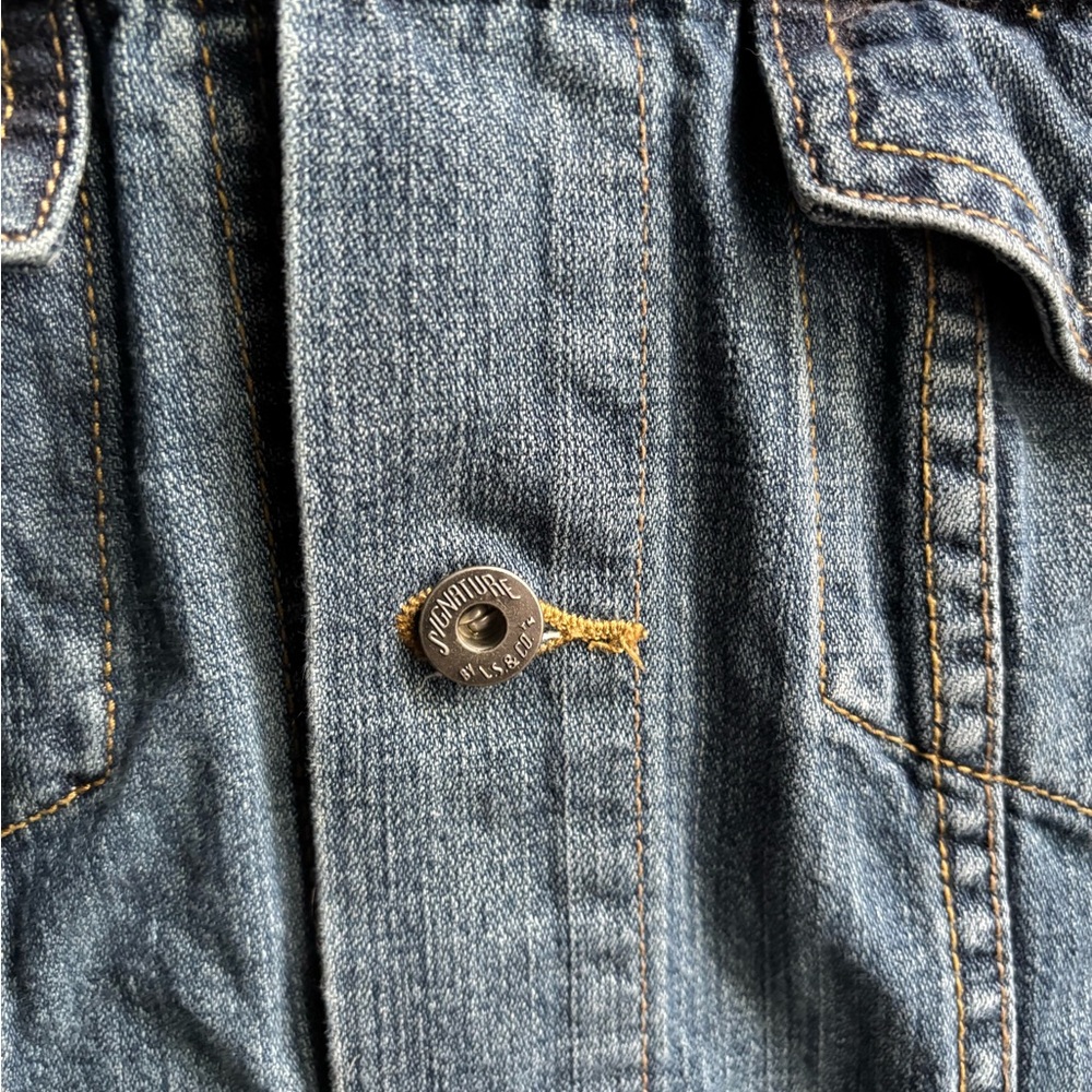 Levi’s Women Jean Jacket Large - Picture 5 of 8